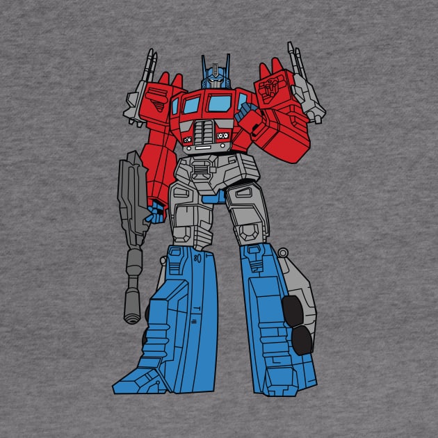 Transformers Optimus Prime illustration by Digster